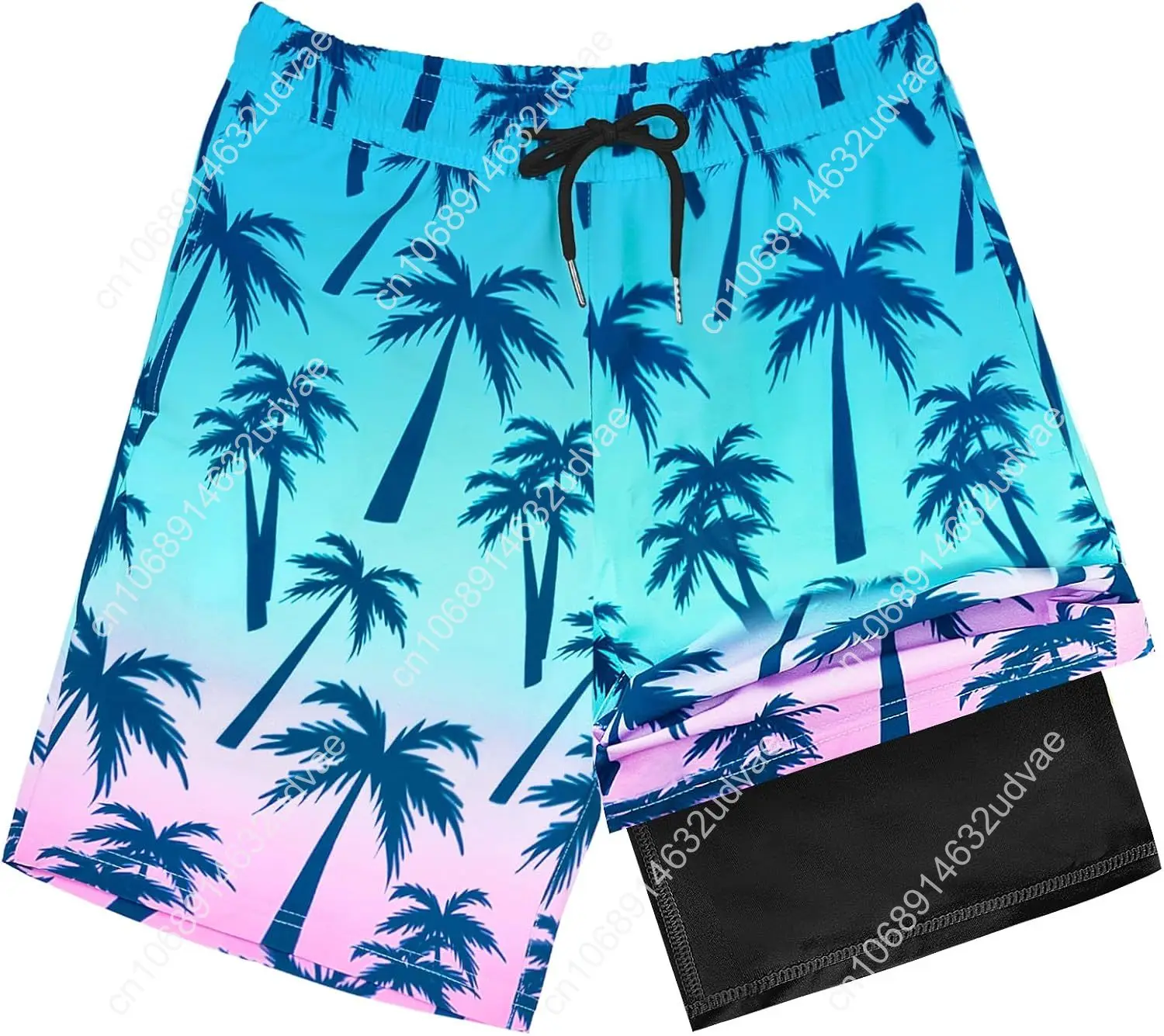 Swim Trunk Quick Dry - OlyPegic Boys Swim Trunks with Boxer