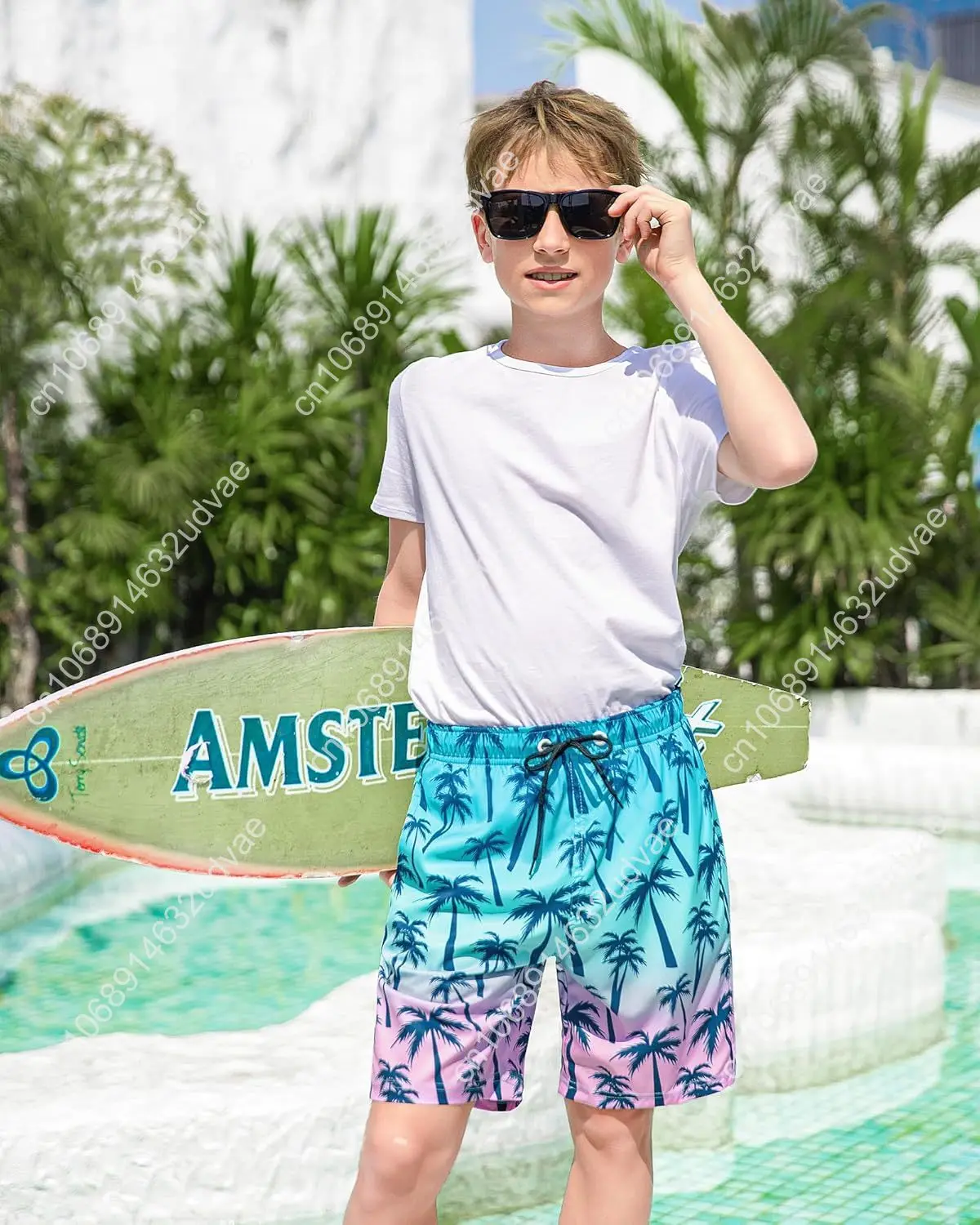 OlyPegic Boys Swim Trunks with - Swim Trunk Quick Dry recension och pris