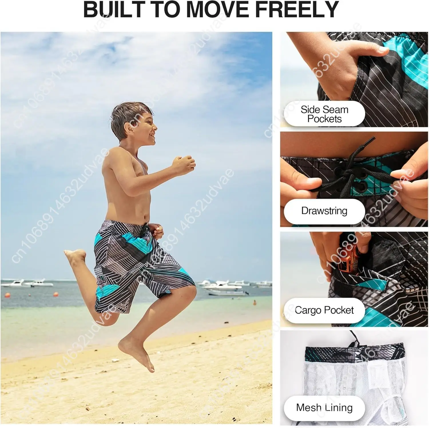 Kanu Surf Boys' Yolo Quick Dry - Swim Trunk Quick Dry recension och pris