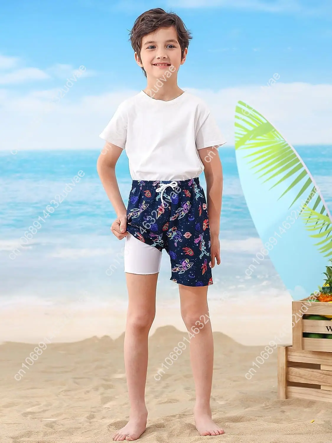 Little Boys Swim Trunks with B - Swim Trunk Quick Dry recension och pris